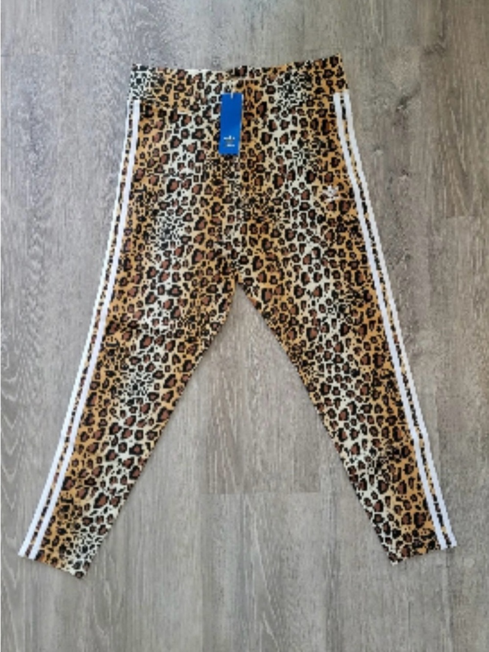 NWT BRAND NEW Adidas Originals Leopard Luxe Trefoil Leggings Women Size XL